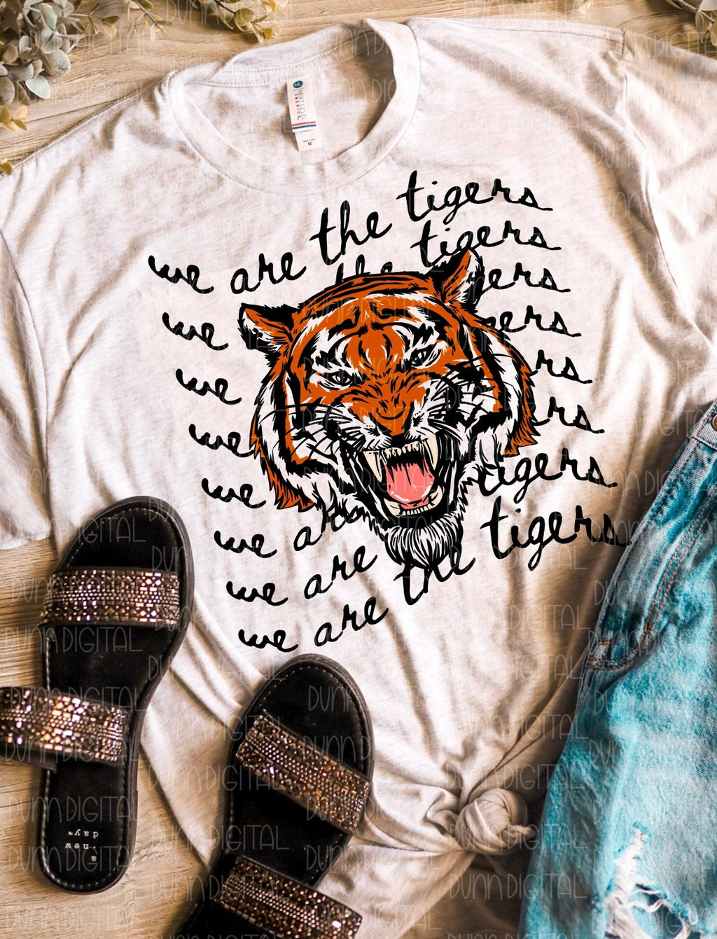 We are The Tigers wavy words