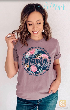 Mama Floral Circle