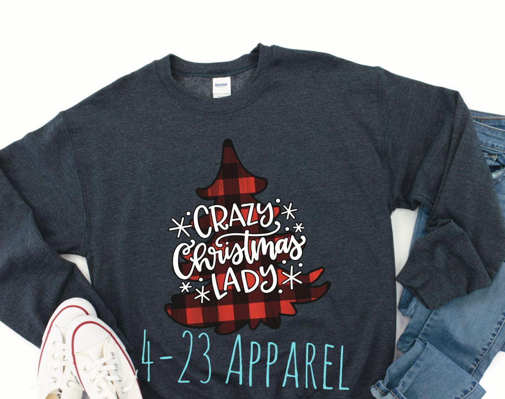 Crazy Christmas Lady