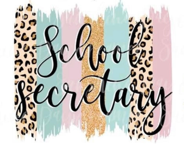 School Secretary Brushstrokes