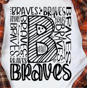 Braves Typography