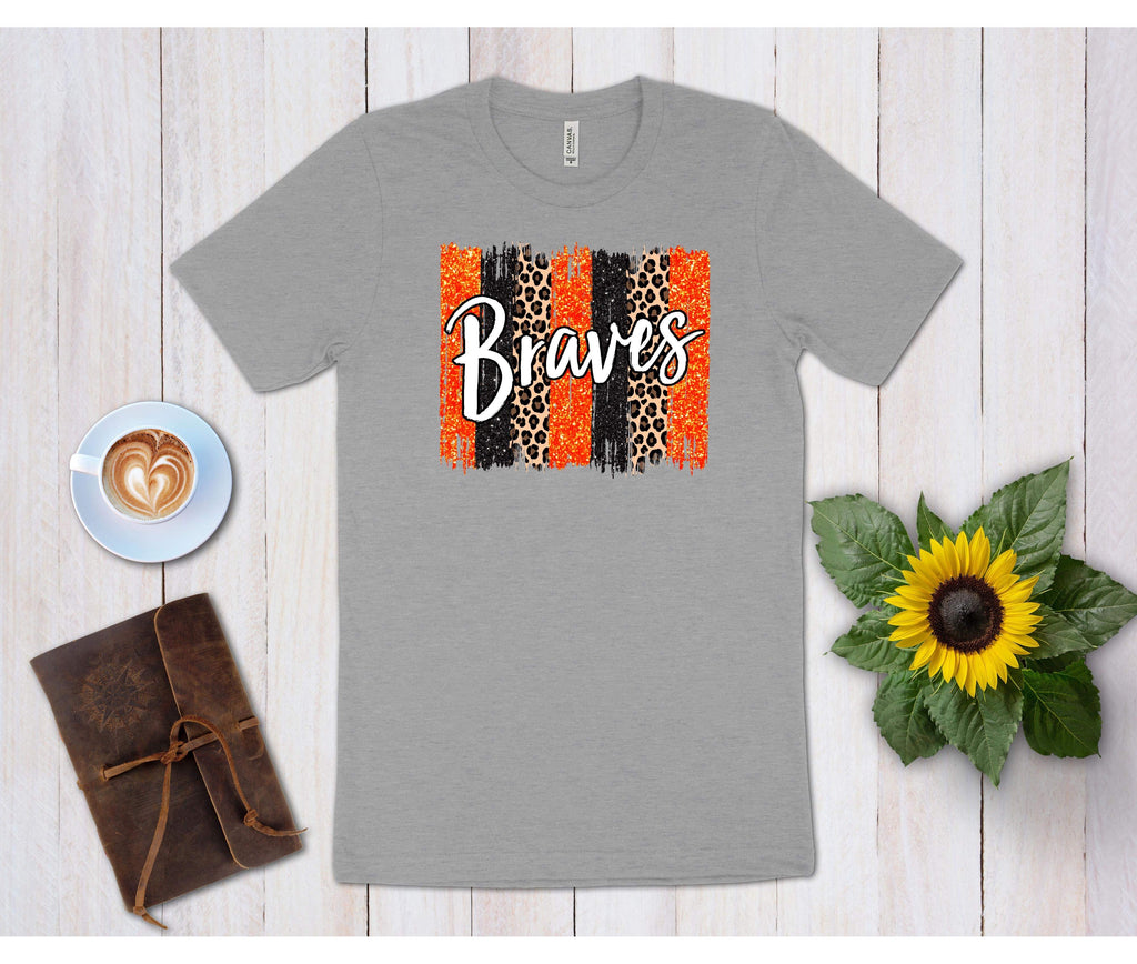 Braves Brushstrokes Gildan Sweatshirt