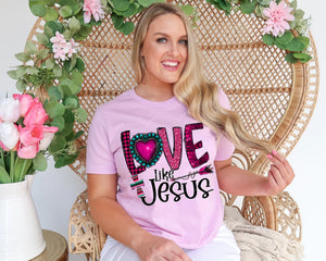 Love Like Jesus (pink western)