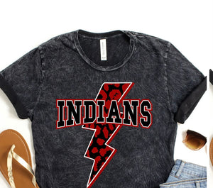 Indians Lightning Bolt