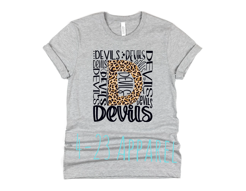 Devils Typography (leopard)