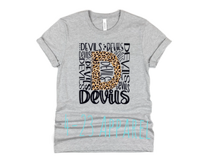 Devils Typography (leopard)