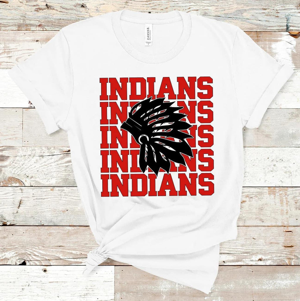 Indians Stacked Full color