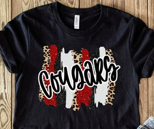 Cougars Brushstrokes Gildan Sweatshirt