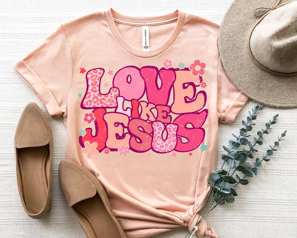 Love like Jesus (retro 70's vibe)